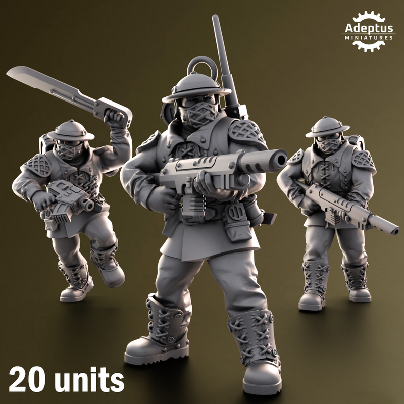 Squad. Sunclaw Regiment. Imperial Guard - Only-Games