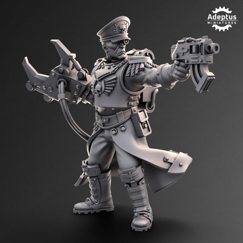 Commissar with a mechanical arm – Imperial Guard - Only-Games