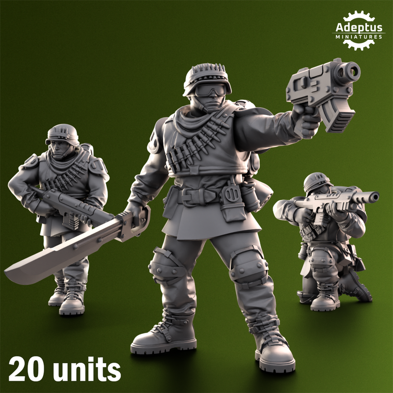 Squad. Shellcord Troopers. Imperial Guard - Only-Games