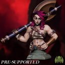 [Bust] Moxi The Barbarian [PRE-SUPPORTED]  Female Fighter Bandit - Only-Games