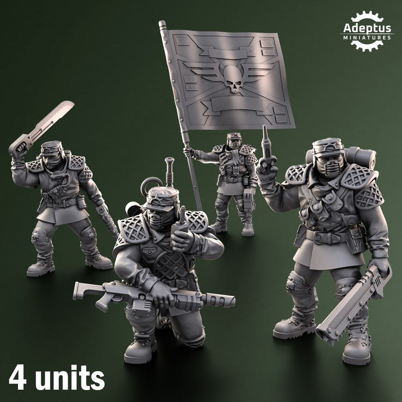 Command squad. Sunscorch Regiment. Imperial Guard - Only-Games