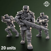 Squad. Sunscorch Regiment. Imperial Guard - Only-Games
