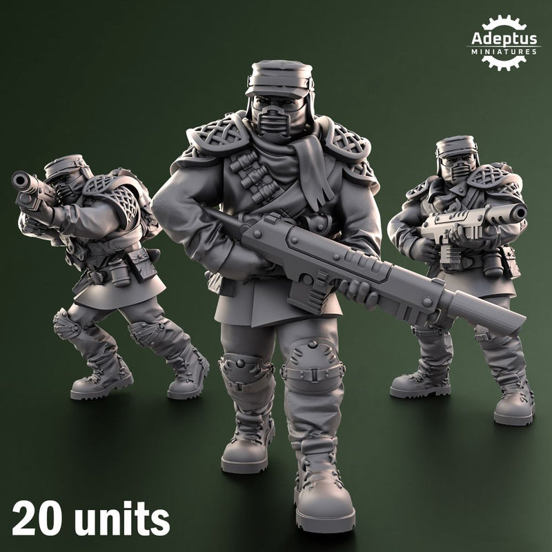 Squad. Sunscorch Regiment. Imperial Guard - Only-Games