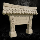 Town Quest Sign - Village Notice Board STL for DnD & Wargaming