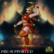 [NSFW] Trixie, The Knife Thrower [PRE-SUPPORTED]  32mm Female Ninja Clown Circus - Only-Games