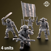 Command squad. Sunclaw Regiment. Imperial Guard - Only-Games