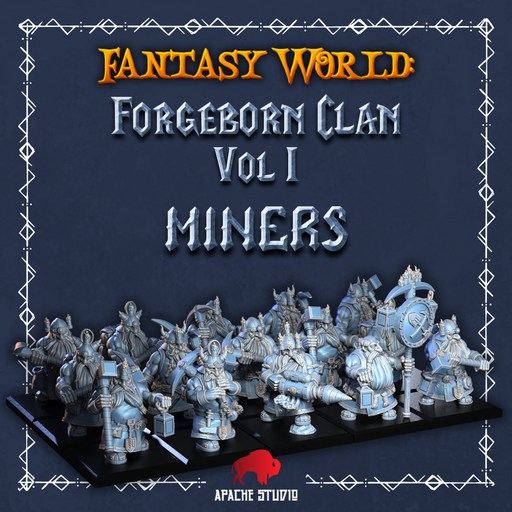 Forgeborn Clan: Miners (dwarf unit) - Only-Games