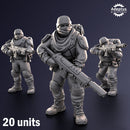 Squad. Sandshroud battalion. Imperial Guard