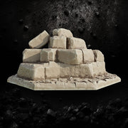 Stone Ruins - Ancient Fallen Wall STL for DnD & Wargaming - Only-Games