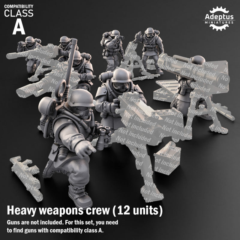 Heavy Weapons Team. Koelner Regiment. Imperial Guard. Compatibility class A. - Only-Games