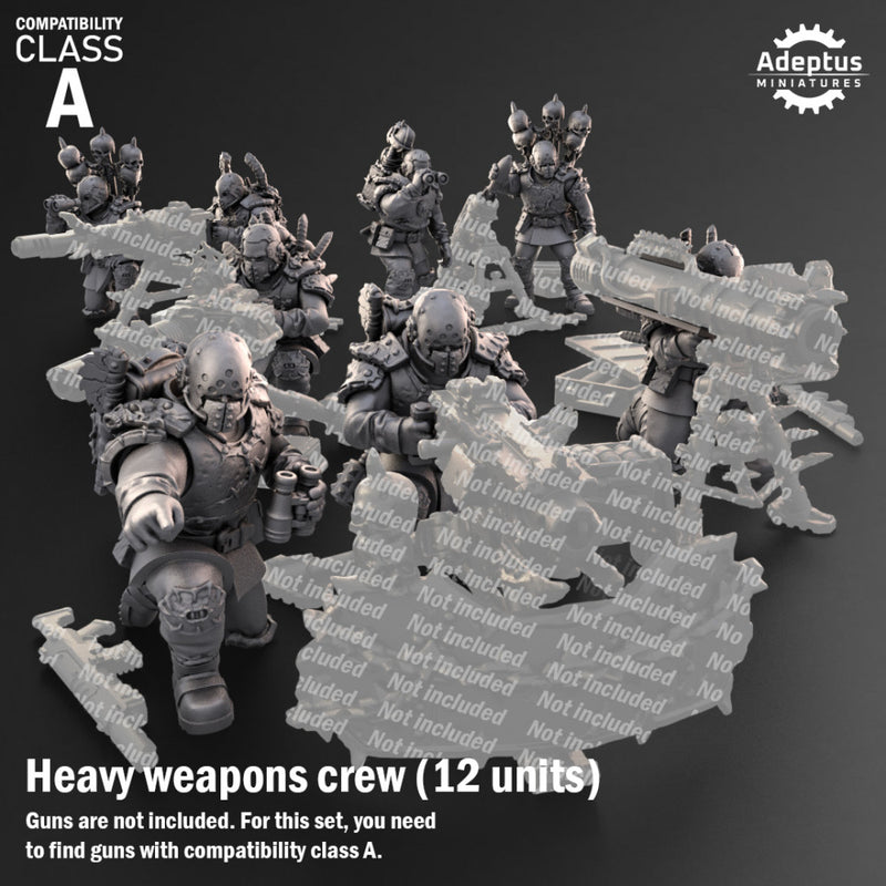 Heavy Weapons Team. Dark Krocs. Renegades and Heretics. Compatibility class A. - Only-Games