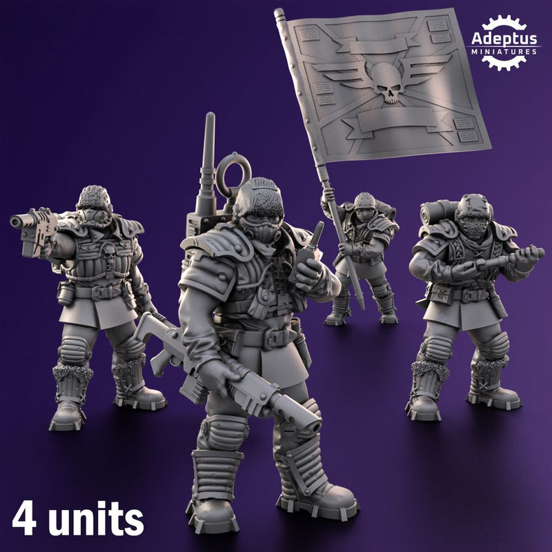 Command squad. Stormworn Troops. Imperial Guard - Only-Games