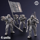 Command squad. Sandshroud battalion. Imperial Guard