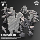 Heavy Weapons - Design Option 2. Imperial Guard. Compatibility Class A.