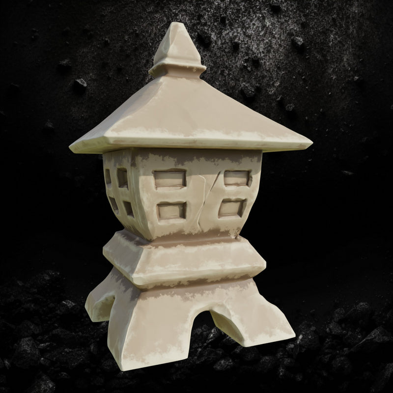 Kimonobe Lantern - Asian-Inspired Village Terrain STL for DnD & Wargaming - Only-Games
