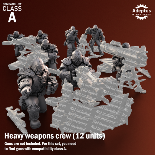 Heavy Weapons Team. Rotmark Legion. Renegades and Heretics. Compatibility class A. - Only-Games