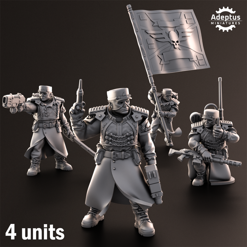 Command squad. Nightcloak Regiment. Imperial Guard - Only-Games