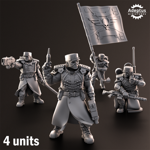 Command squad. Nightcloak Regiment. Imperial Guard - Only-Games