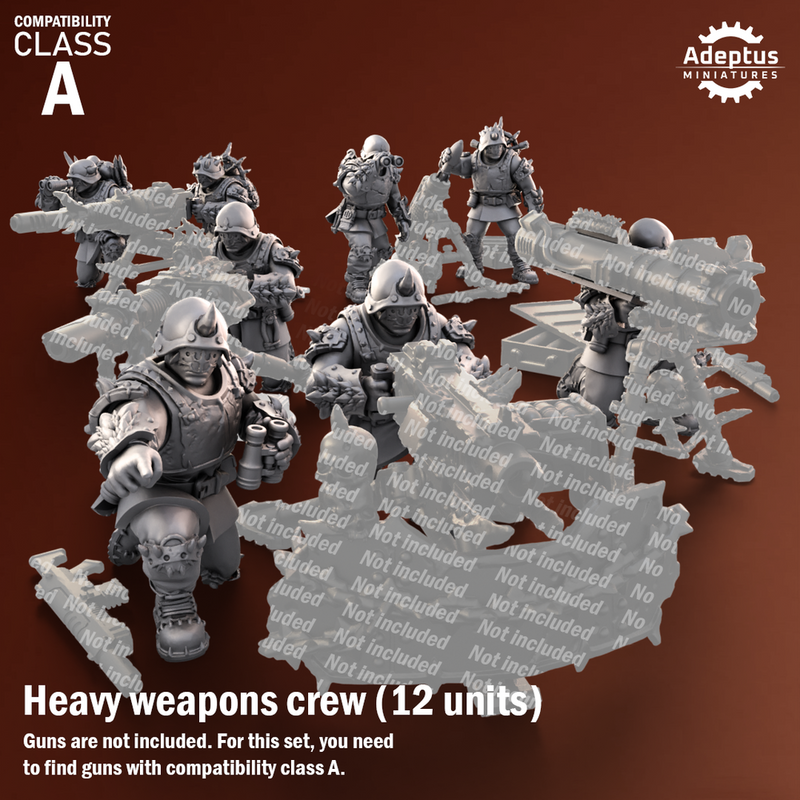 Heavy Weapons Team. Twisted Horde. Renegades and Heretics. Compatibility class A. - Only-Games