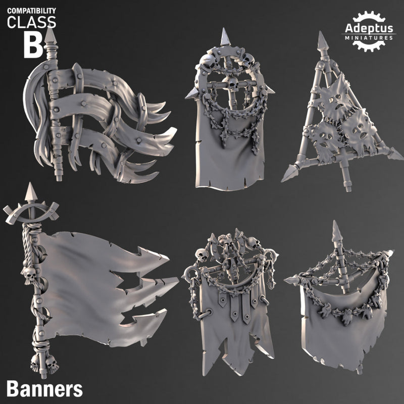 Banners - Design Option 1. Renegades and Heretics. Compatibility Class B. - Only-Games