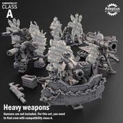 Heavy Weapons - Design Option 1. Renegades and Heretics. Compatibility class A. - Only-Games