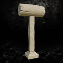 Wood Log Sign - Tabletop Terrain Prop STL, DnD & Wargaming Scenery