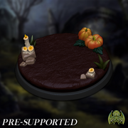 Cemetery Base [PRE-SUPPORTED] 25mm - Only-Games