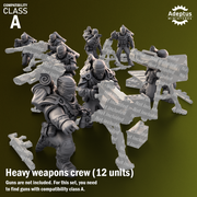 Heavy Weapons Team. Red Dune Regiment. Imperial Guard. Compatibility class A. - Only-Games