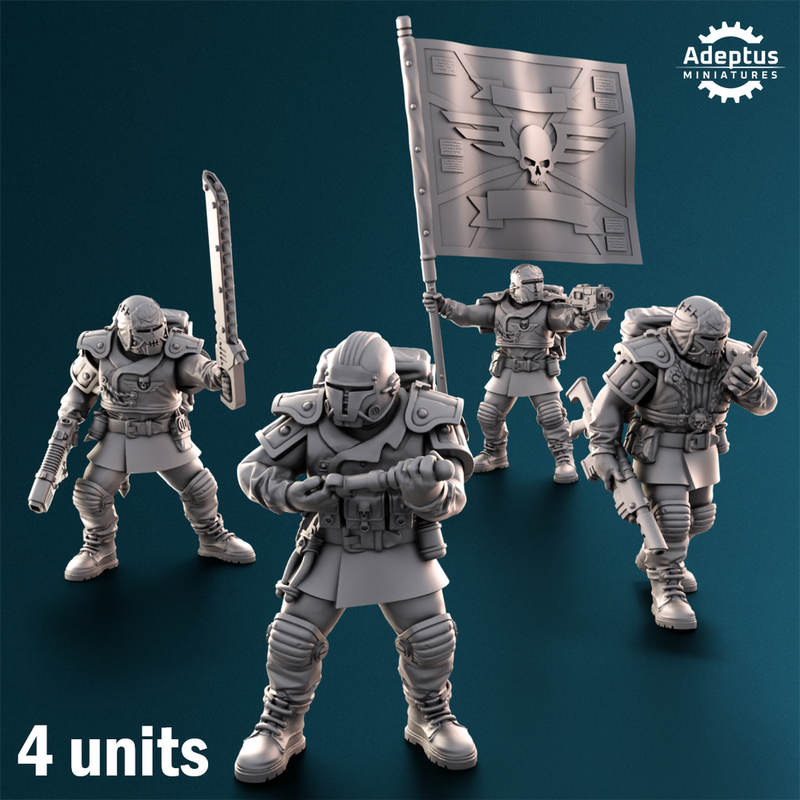Command squad. Winterline Forces. Imperial Guard - Only-Games
