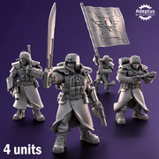 Command squad. Iceward Division. Imperial Guard - Only-Games