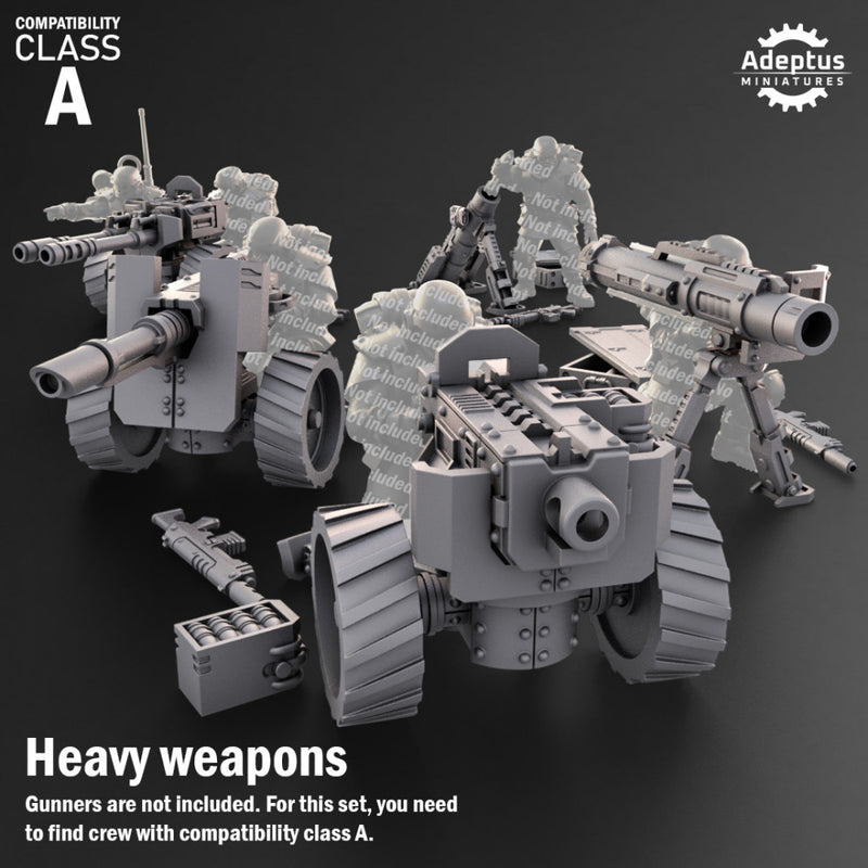 Heavy Weapons - Design Option 3. Imperial Guard. Compatibility Class A. - Only-Games