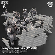 Heavy Weapons Team. Varrox regiment. Renegades and Heretics. Compatibility class A. - Only-Games
