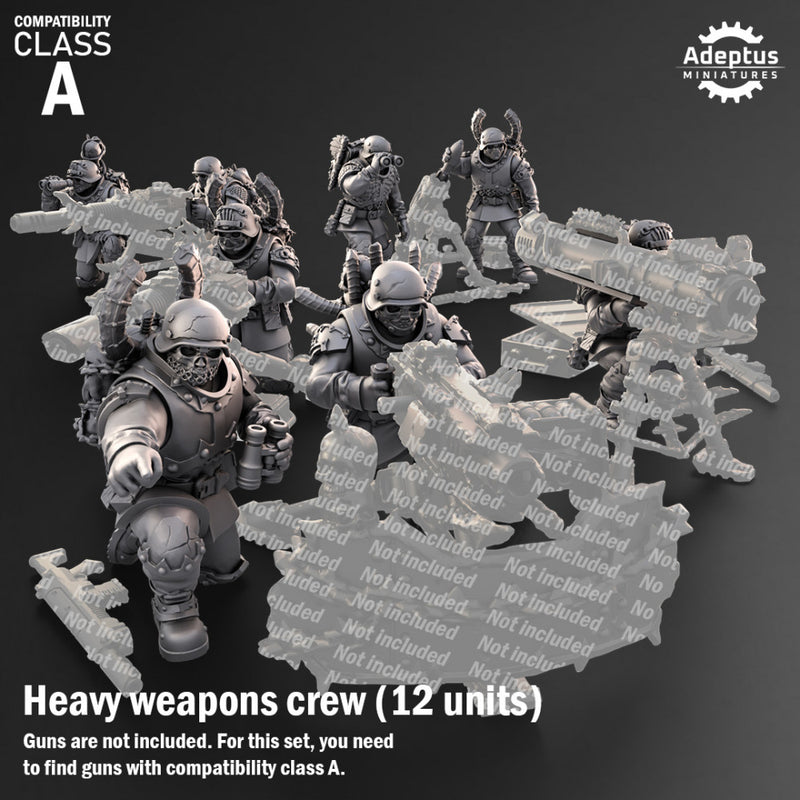 Heavy Weapons Team. Varrox regiment. Renegades and Heretics. Compatibility class A. - Only-Games