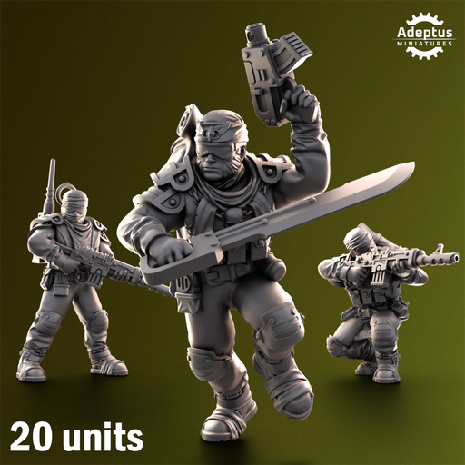 Squad. Red Dune Regiment. Imperial Guard - Only-Games
