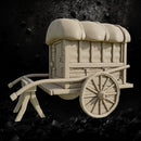 Kimonobe Wood Carriage - Asian-Inspired Terrain STL for DnD & Wargaming