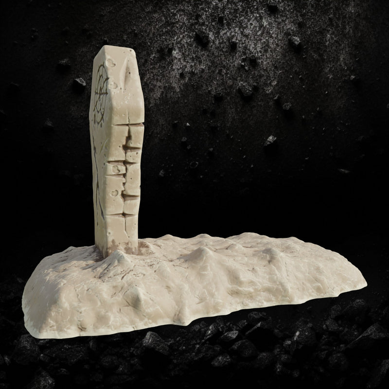 Tomb with Tombstone 3 - Graveyard Terrain STL, DnD & Wargaming Scenery