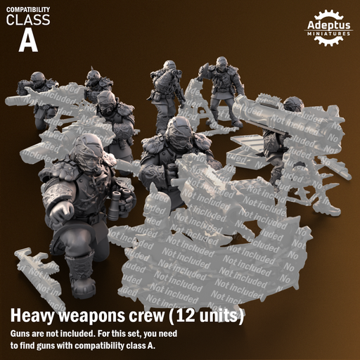 Heavy Weapons Team. Sporeblight Regiment. Renegades and Heretics. Compatibility class A. - Only-Games