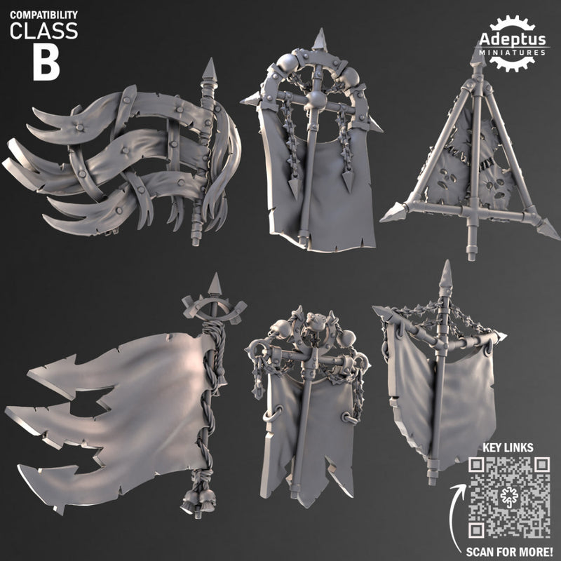 Banners - Design Option 1. Renegades and Heretics. Compatibility Class B. - Only-Games