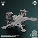 Heavy Weapons Team. Frostguard Regiment. Imperial Guard. Compatibility class A.