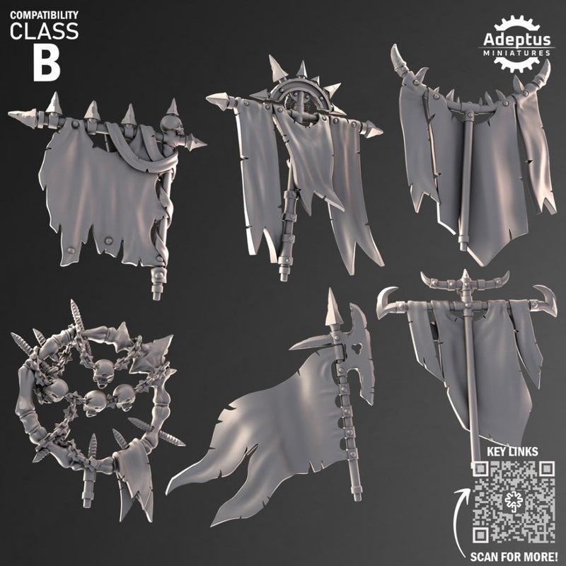 Banners - Design Option 2. Renegades and Heretics. Compatibility Class B. - Only-Games
