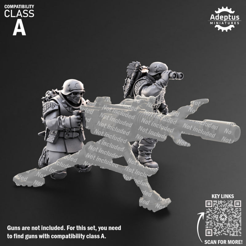 Heavy Weapons Team. Varrox regiment. Renegades and Heretics. Compatibility class A. - Only-Games