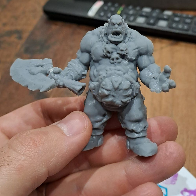Ogre Splitter Miniature - Axe Option 1 - "The Ogre Wars" - Only-Games
