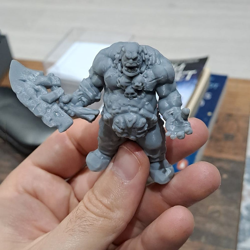 Ogre Splitter Miniature - Axe Option 1 - "The Ogre Wars" - Only-Games