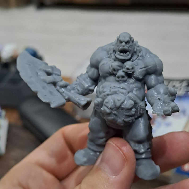 Ogre Splitter Miniature - Axe Option 1 - "The Ogre Wars" - Only-Games