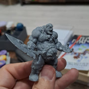 Ogre Splitter Miniature - Axe Option 1 - "The Ogre Wars" - Only-Games