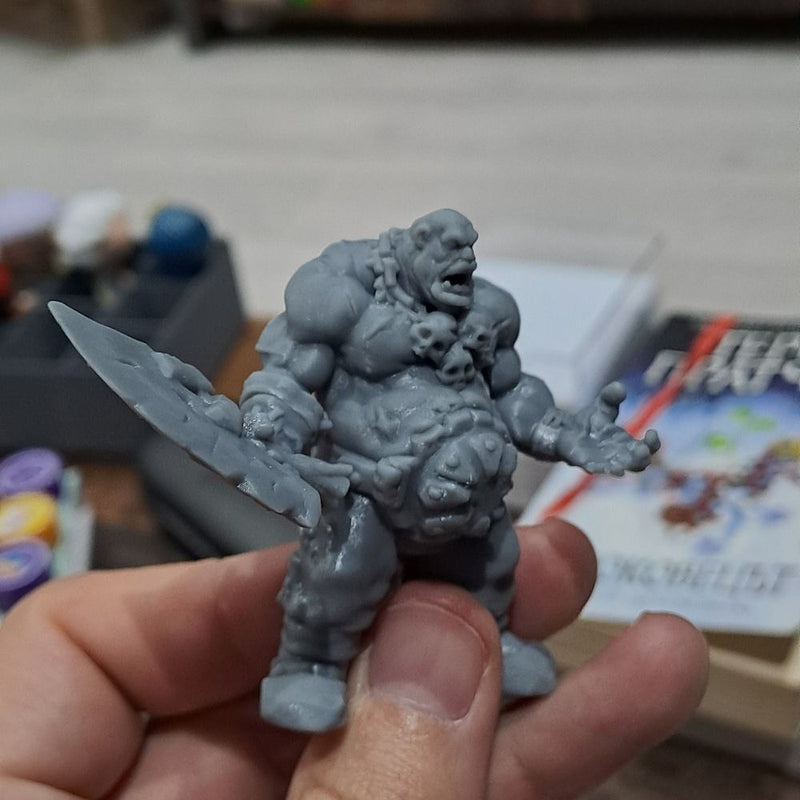 Ogre Splitter Miniature - Axe Option 1 - "The Ogre Wars" - Only-Games