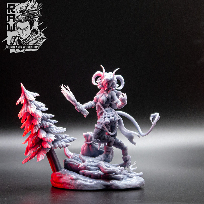 Nuri The Satyr - Female Krampus - STL only - Only-Games