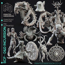 SCP "The D&D incursion" - 13 model pack - PRESUPPORTED - 32mm scale - Illustrated & Stated