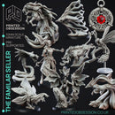 Elemental Familars Pack - 11 Model Pack - PRESUPPORTED - Illustrated & Stats - 32mm scale.
