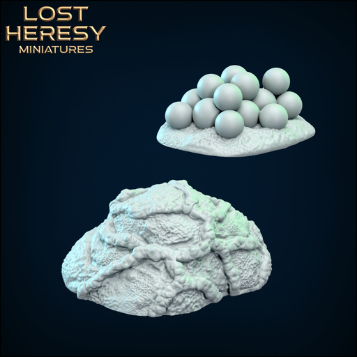 Lava Creature and Eggs - Only-Games